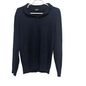 Express Merino Wool Polo Sweater Long Sleeve Women’s Small